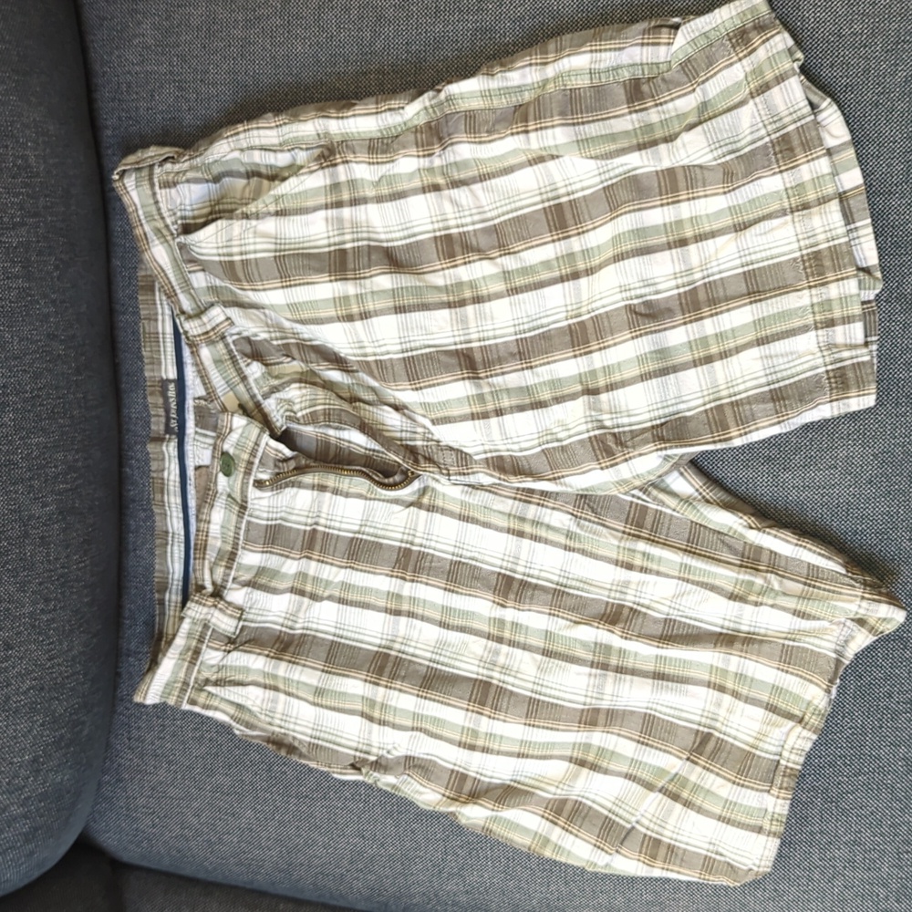 St. John's Bay Plaid Shorts Size 34